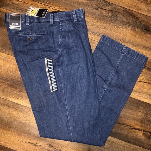 roundtree and yorke blue jeans